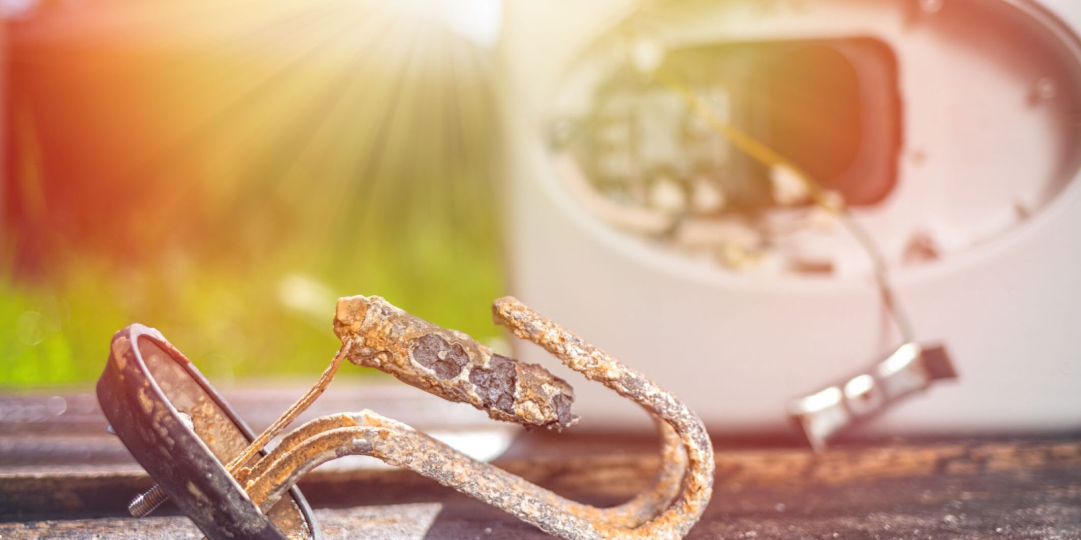 Boiler damaged by corrosion and rust, illustrating what causes boiler failures